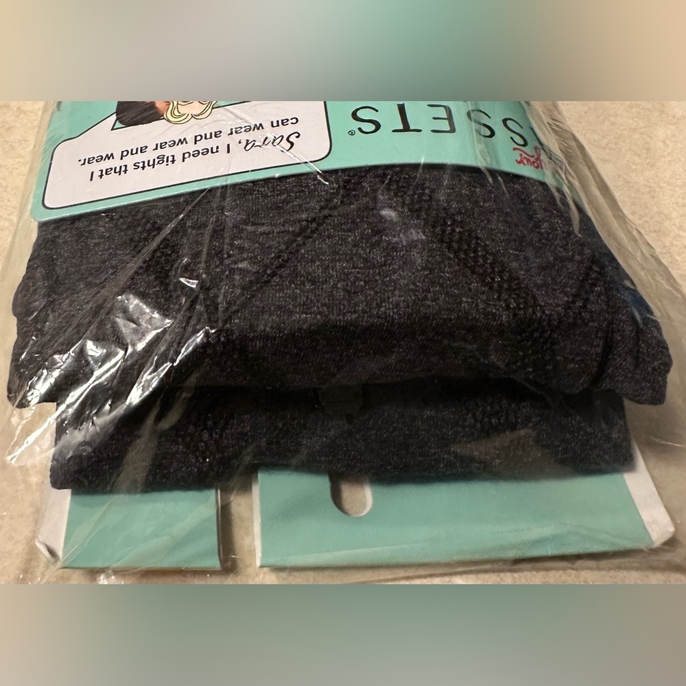 SPANX Assets Sara Blakely Reversible Shaping Tights Womens Sz 5 Flipside Diamond - Picture 4 of 4